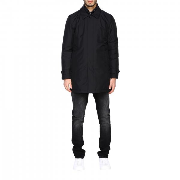 Fay Classic medium-weight outerwear in waterproof nylon with fake down jacket vest