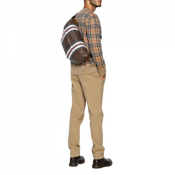 All Con Pelle Marsupio BeigeExtra Stampa Over Burberry Uomo 8021101 In Tb Large BreWdCxo