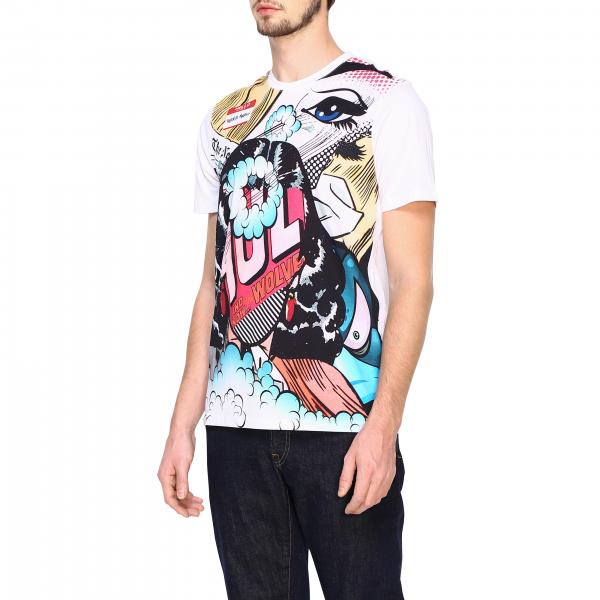 Uomo BiancoA shirt Morello T Fmcf9135ts Maniche Frankie Con Corte Stampa UMzqSpVG