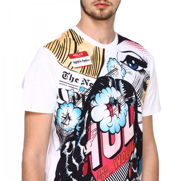 Uomo BiancoA shirt Morello T Fmcf9135ts Maniche Frankie Con Corte Stampa UMzqSpVG