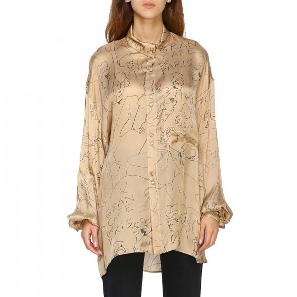 L'autre Chose Outlet: Shirt women | Shirt L'autre Chose Women Beige ...