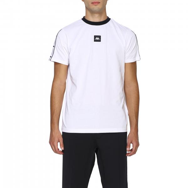 Outlet de Kappa: Camiseta para hombre, Blanco | Camiseta 304ICN0 en línea en GIGLIO.COM