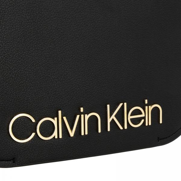 Calvin Borsa Metallico Pelle Con Maxi K60k605374 Donna Logo KleinDressed Up Mini In Ecologica TJc1uK3lF5