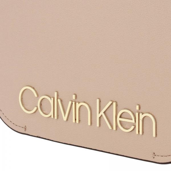 Calvin Borsa Metallico Pelle Con Maxi K60k605374 Donna Logo KleinDressed Up Mini In Ecologica TJc1uK3lF5