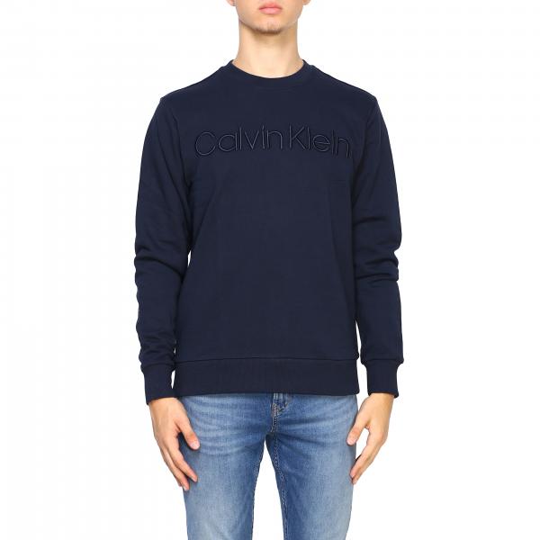 Calvin Klein Outlet: Sweater men - Blue | Sweater Calvin Klein ...