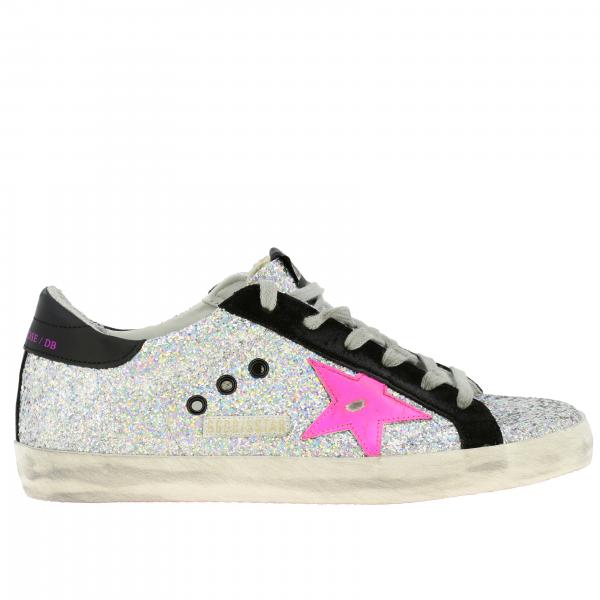 Golden Goose Outlet: sneakers for woman - Silver | Golden Goose ...