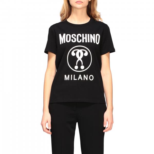 MOSCHINO COUTURE: t-shirt for women - Black | Moschino Couture t-shirt ...
