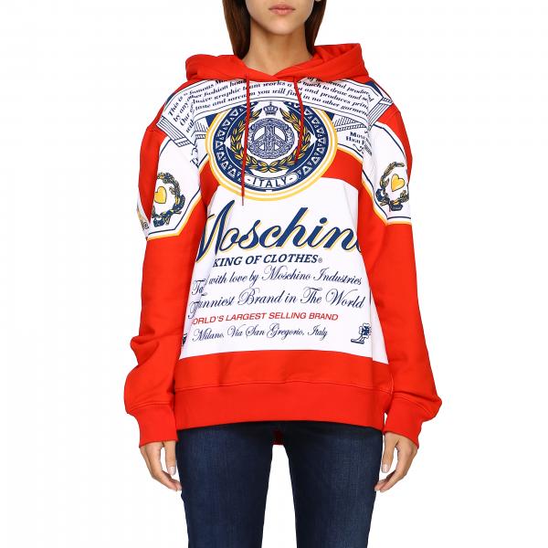 Sweat-shirt en coton Collection Capsule Moschino X Budweiser