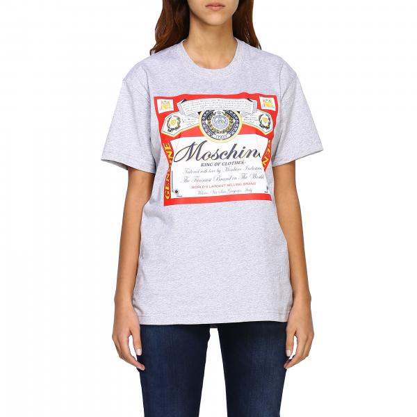 T-shirt Collection Capsule Moschino X Budweiser en jersey de coton