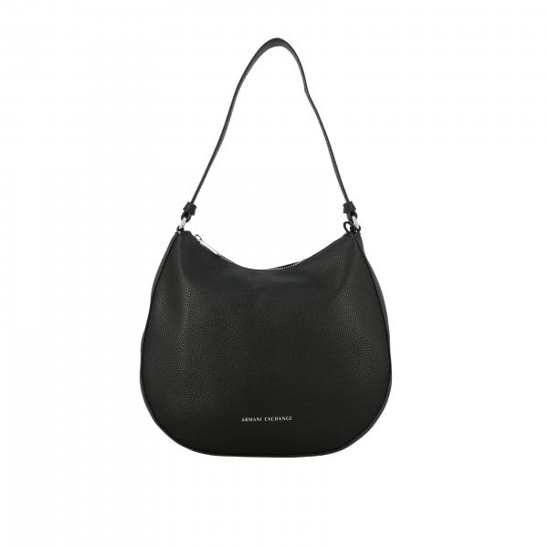 Armani Exchange Outlet shoulder bag for women Black Armani