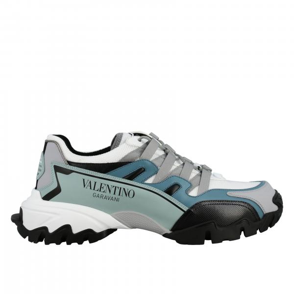 Zapatillas Valentino Garavani Climbers en piel bicolor y micro malla