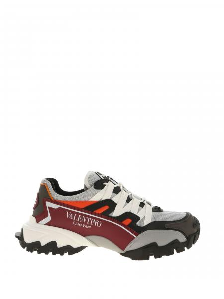 Valentino Garavani Climbers Sneakers aus zweifarbigem Leder und Micro Mesh