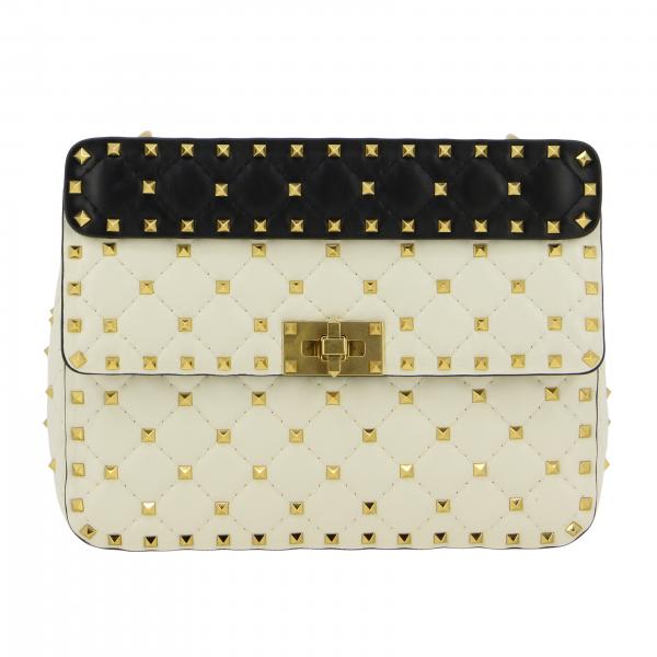 Bolso Rockstud Spike de Valentino Garavani en cuero con tachuelas