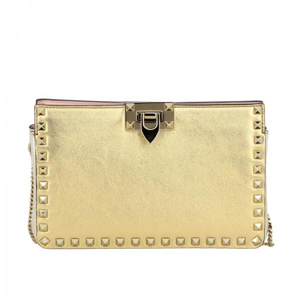 Клатч Rockstud Valentino Garavani из ламинированной кожи
