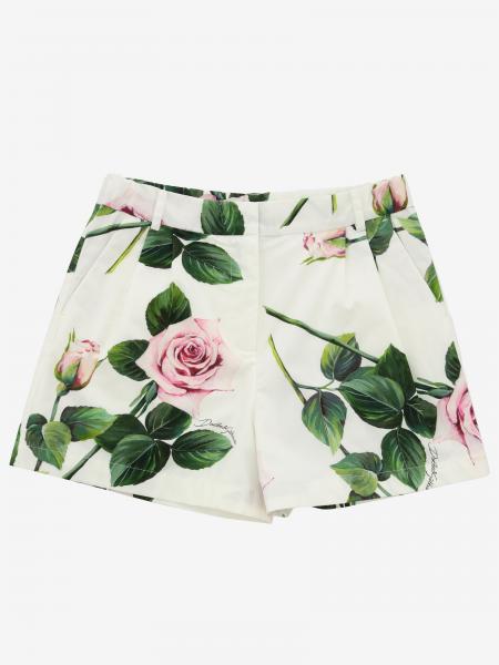 Dolce & Gabbana 玫瑰印花府绸短裤