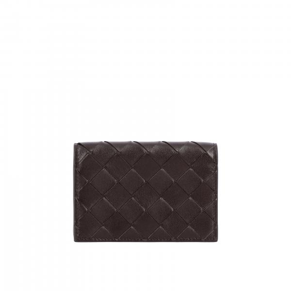 Bottega Veneta Wallet In Woven Leather Wallet Bottega Veneta Women