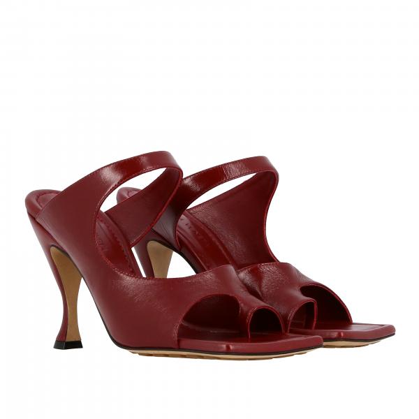 bottega veneta heels red