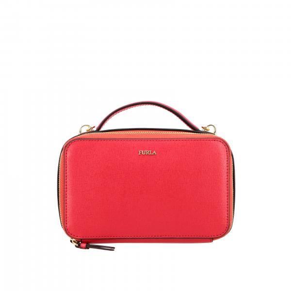 red mini shoulder bag