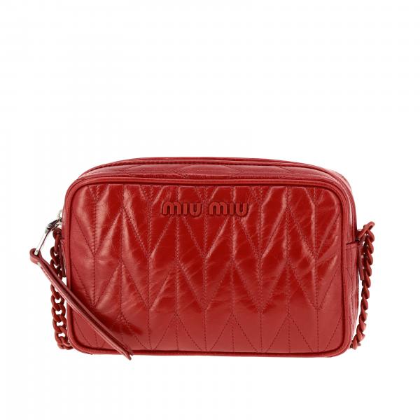 red mini shoulder bag