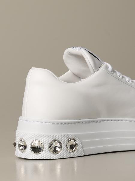 Miu Miu Shoes Women Sneakers Miu Miu Women White Sneakers Miu Miu 5e643c0 3kex Giglio En