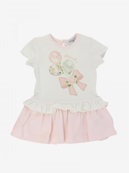 Robe Monnalisa Bebé en jersey avec imprimé ballons
