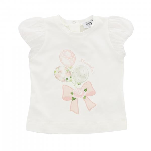 T-shirt Monnalisa Bebè a maniche corte con stampa palloncini