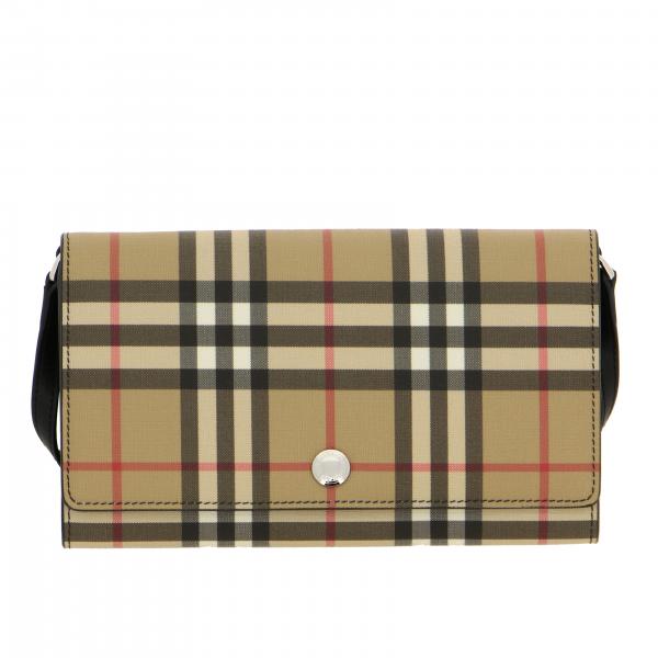 Burberry Outlet: Shoulder bag women | Mini Bag Burberry Women Beige ...