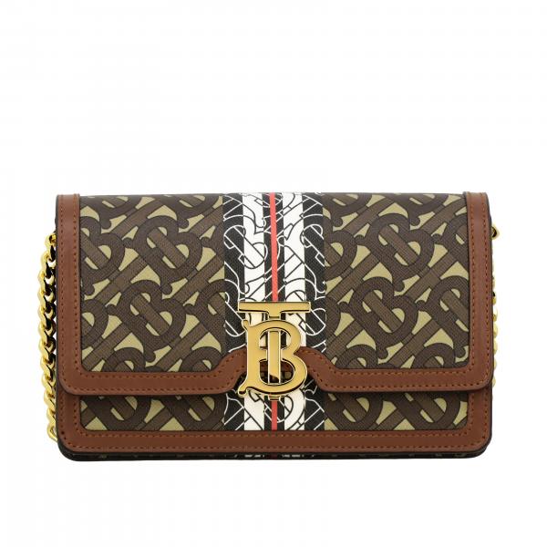 Сумка через плечо из кожи эксклюзивной монограммой Женское Burberry