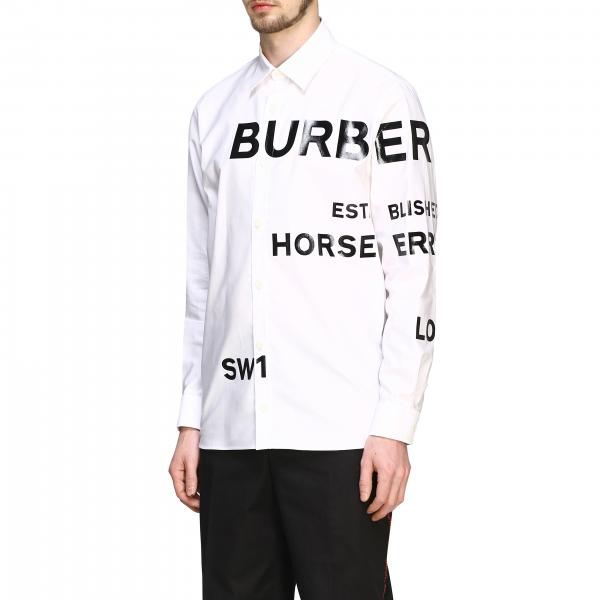 burberry men's logo shirt