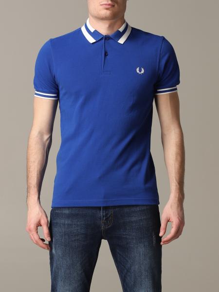 Fred Perry Outlet: t-shirt for man - Royal Blue | Fred Perry t-shirt ...