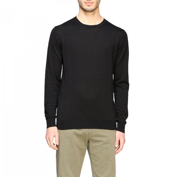 Paolo Pecora Sweatshirt mit Rundhalsausschnitt aus Seide und Baumwolle