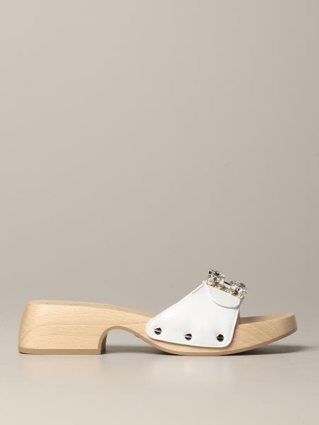 clog mules flat