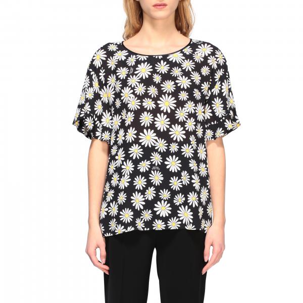 T-shirt à manches courtes Boutique Moschino avec imprimé marguerites