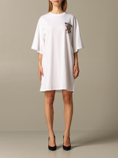 Robe en t-shirt Moschino Couture avec Teddy frame