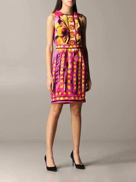 Robe avec imprimé Moschino Couture