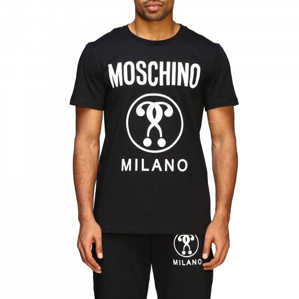 Футболка с коротким рукавом и принтом Мужское Moschino Couture