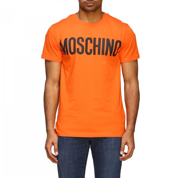 Футболка с коротким рукавом и логотипом Мужское Moschino Couture