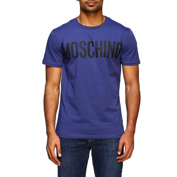 Футболка с коротким рукавом и логотипом Мужское Moschino Couture