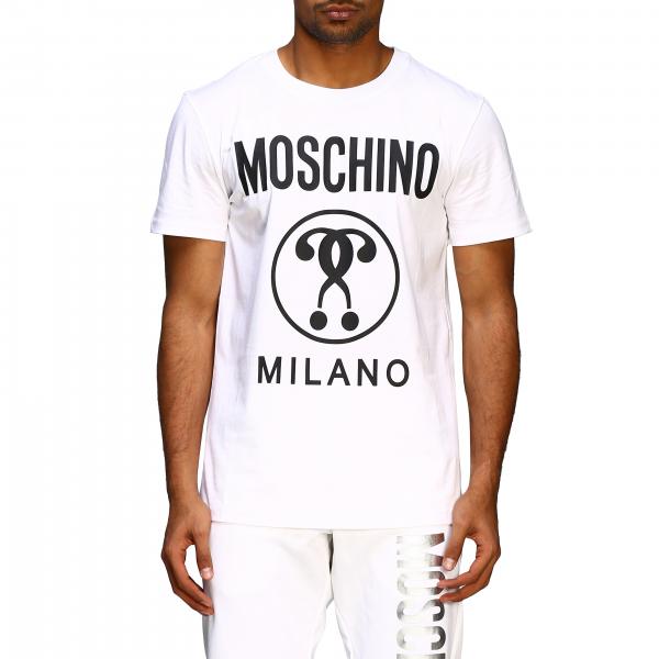 Футболка с коротким рукавом и принтом Мужское Moschino Couture