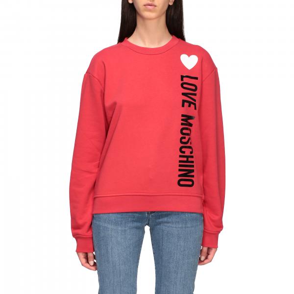 Толстовка с круглым горлом и логотипом Женское Love Moschino