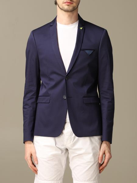 Patrizia Pepe Outlet: blazer for man - Blue | Patrizia Pepe blazer ...