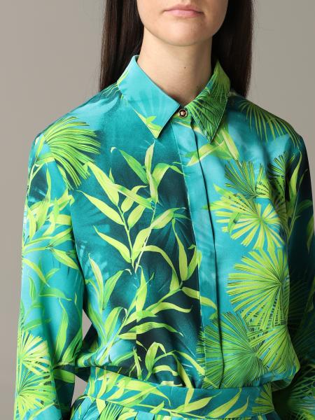 camicia versace verde