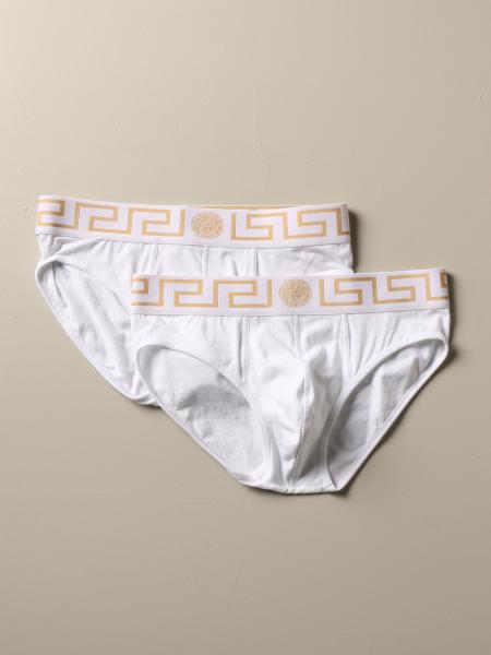 Versace Underwear Outlet: underwear for man - White | Versace Underwear ...