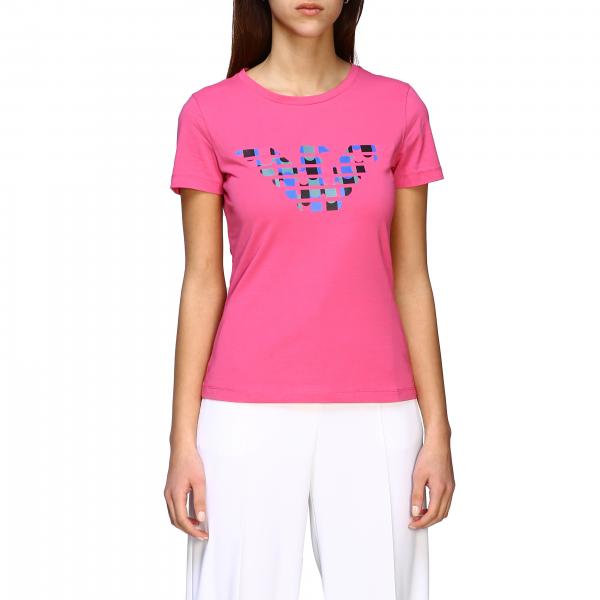 emporio armani pink t shirt