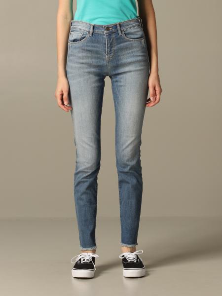 Retningslinier klinge rulletrappe Emporio Armani Outlet: jeans for woman - Stone Washed | Emporio Armani jeans  3H2J20 2D3RZ online on GIGLIO.COM