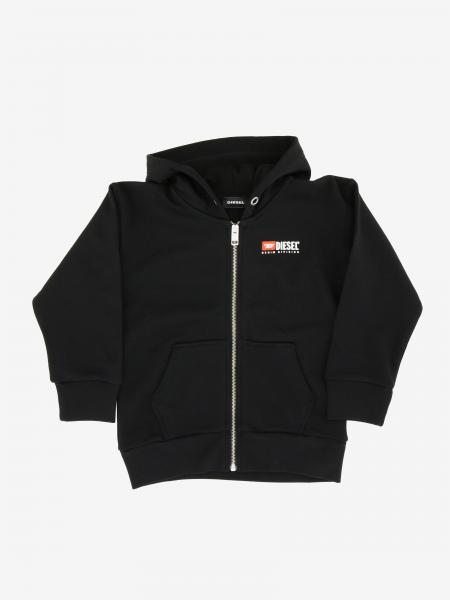 Diesel logo连帽卫衣