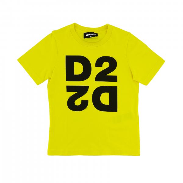 Футболка с коротким рукавом и логотипом Детское Dsquared2 Junior