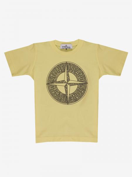 Футболка с коротким рукавом и логотипом Детское Stone Island