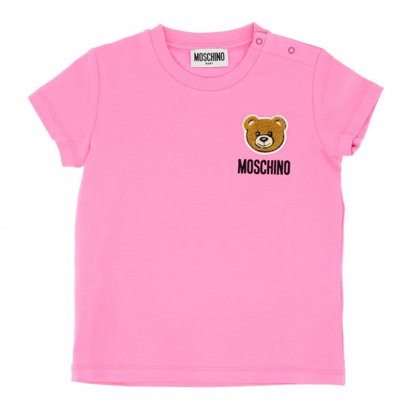 moschino pink bear t shirt