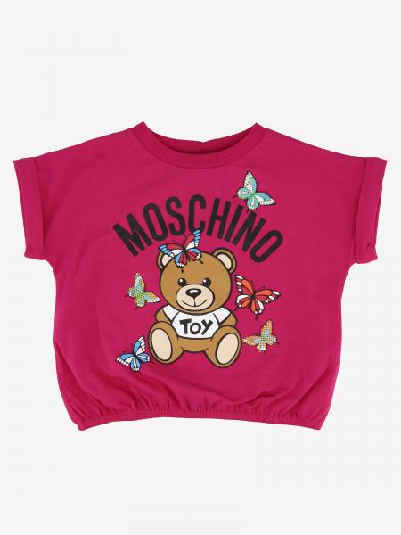 MOSCHINO KID：Tシャツ 女の子 - フューシャ | GIGLIO.COMオンラインのMoschino Kid Tシャツ